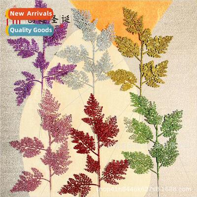 Christmas decoration gold dust simulation plant festive melo