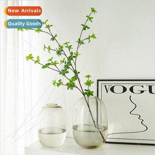 Drunken Wood Glass mple Transpar Belly Horse Big Modern Vase