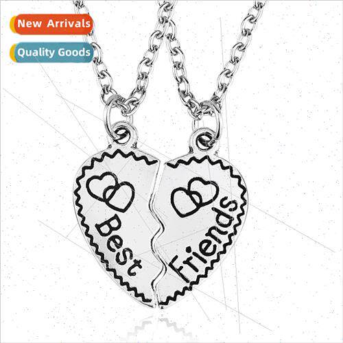 Europe popular love heart-shaped splicing Best Friends best