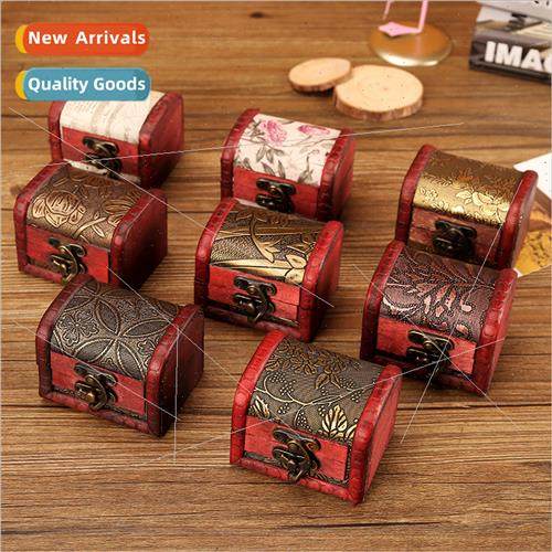 retro small wooden box storage storage box creative wedding