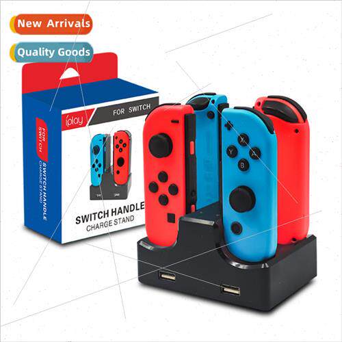 Swch joystick quad charger NS gamepad charger 4 joystick doc