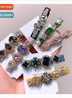 Korea early spring new designer baroque rhinestone cream hun