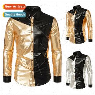 2023 Spring Autumn new  size men casual long-sleeved shirt M