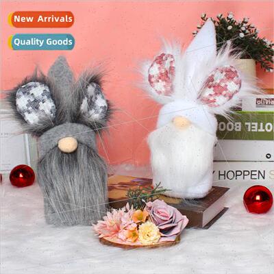 New Easter ornament Faceless gnome doll creative window desk
