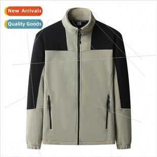 couple outdoor fleece jacket Fall thickened winter