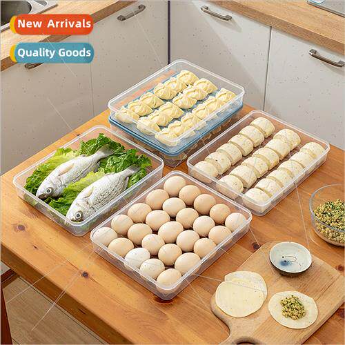 Refrigerator storage box not compartmentalized dumpling stor