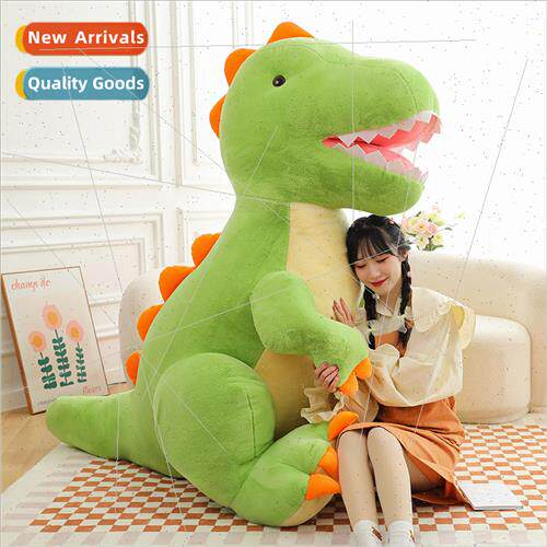 Cute rabbit hair dinosaur doll plush toys适用girls bed with