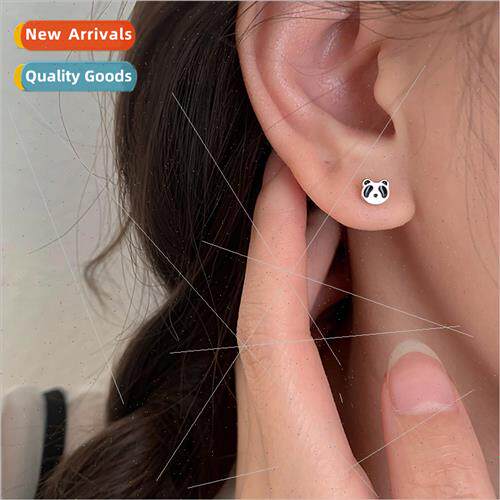 Mini bear ear bone studs sweet creative Korea students cute
