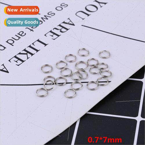 DIY beads jewelry accessories materials 7MM double ring meta