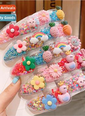Quicksand hairpin Korean children girls baby princess fru bb