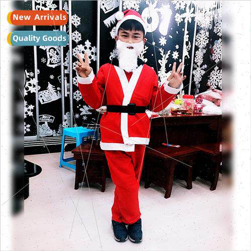 Christmas Dress Up Costumes Children Boys Red No Imitation F