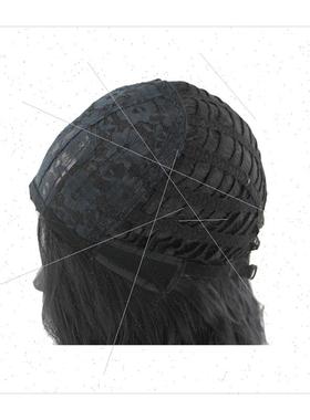 Fashion Europe wigs 适用women without bangs long curly hair