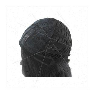 Fashion Europe wigs 适用women without bangs long curly hair