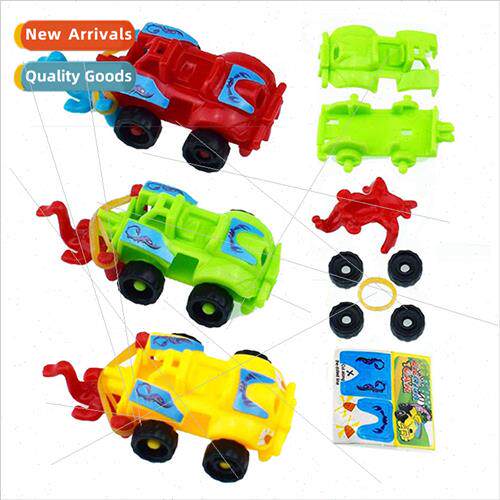Multi-model plastic assembled combination leather straps cat