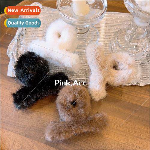 of fall winter mink hair big head octopus grasp super good p