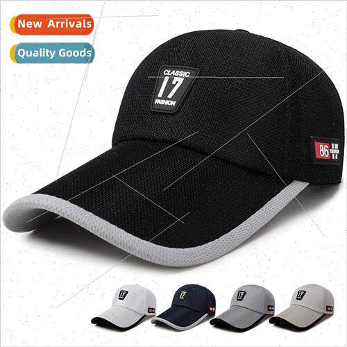 Mesh cap spring summer men outdoor baseball cap breathable l