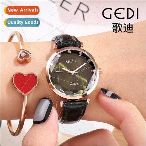 point diamond belt ladies watch sports leisure students wris