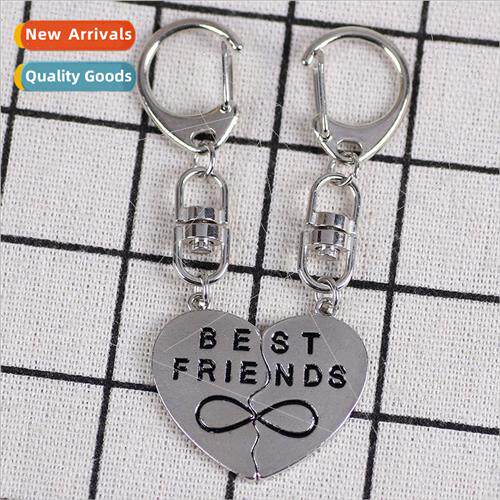 Fashion keychain new love splicing letters key chain pendant