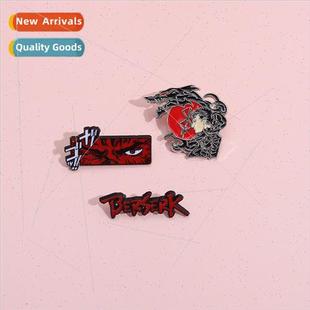 red metal cartoon Brave alloy anime commemorative broo Dice