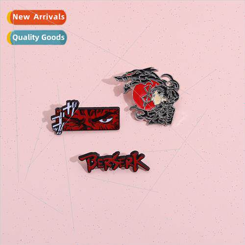 Brave Dice anime  red metal cartoon commemorative alloy broo