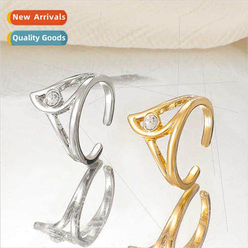 Drilling triangle ring temperament alloy geometric open inde