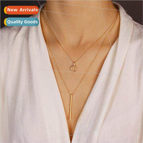 Europe Fashion Women Jewelry Accessories Double Wishbone Met