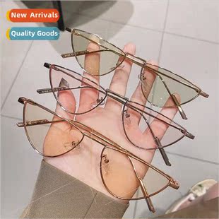 small frame Korea fashion sungl sunglasses metal eye new cat