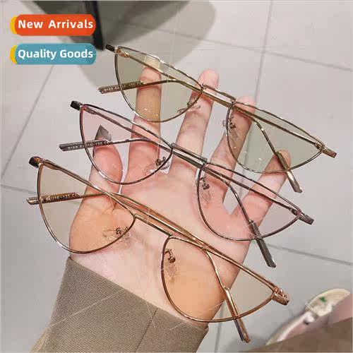 new fashion metal small frame cat eye sunglasses Korea sungl