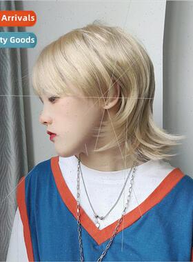 Mullet head wig female cosplay Japan teenage short hair quee