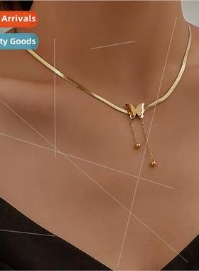 Europe niche light luxury stainless steel gold-plated froste