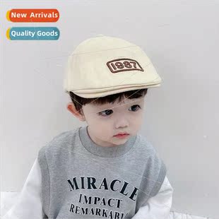 tongue baby cute Korean hat duck boy beret Autumn Spring