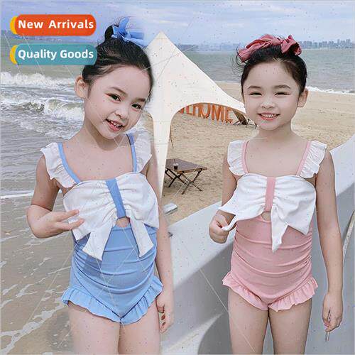 New cute childrens swimsuits butterfly baby girls one-piece
