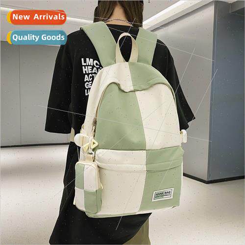 Korea shoulder bag new tide h color student bag simple large