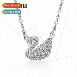 swan Europe micro setting Creative tide fashion necklace fem