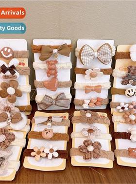 Autumn winter children milky rubber bgirls headbltle girl ti