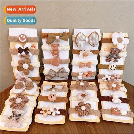 Autumn winter children milky rubber bgirls headbltle girl ti