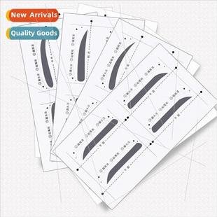 drawing trimming card lazy aid Korea sticker eyebrow