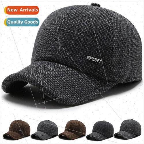 Autumn winter hat men middle-aged elderly woolen cap winter