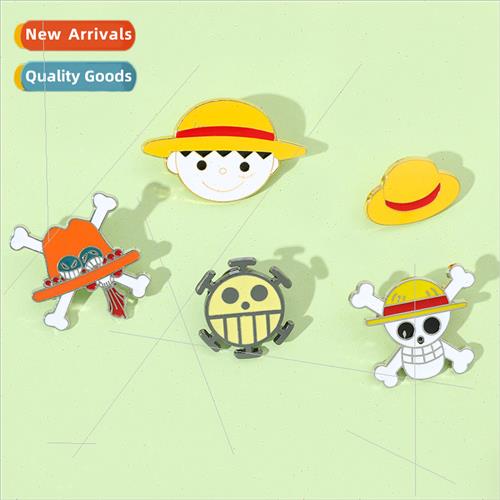 Pirate King pin Straw Hat Kid badge cartoon fashion team bad