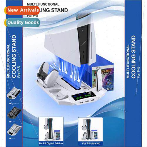 PS5 console multifunctional cooling fan base wireless contro