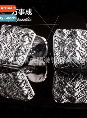 Antique cufflinks square cufflinks metal cufflinks men busin