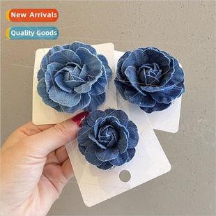 Children hair accessories girls cowboy camellia hair bands h