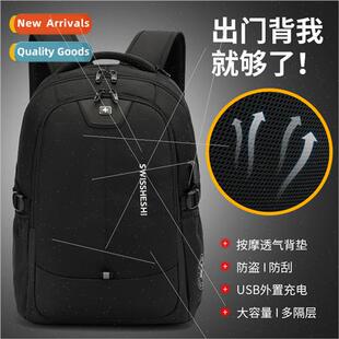 Swiss Army Knife backpack male schoolbag travel business sim