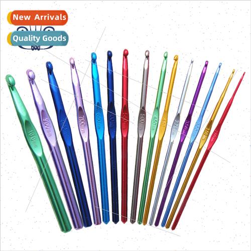 Candy Color Crochet Hook Wool DIY Knting Tools Colorful 15CM