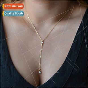 Europe fashion exquise rhinestone collarbone chain accessori