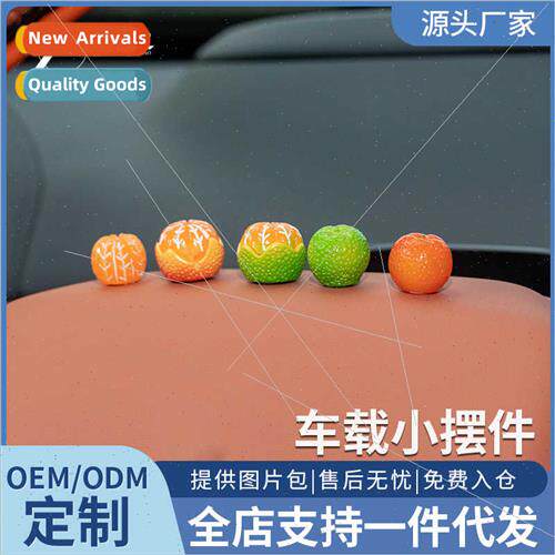 Car ornaments cute ltle orange center console decorations ca