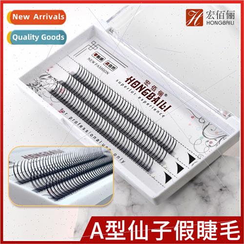 Type A false eyelashes type A extensions single clusters eye