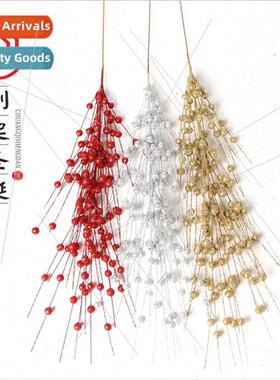 Christmas decorations diy gold dust ball handle bouquet Chri