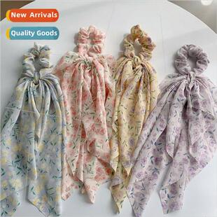 bow hair circle long versatile ribbon sweet new rope