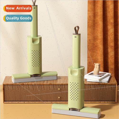 Mini small mop household hand-free sponge folding absorbent